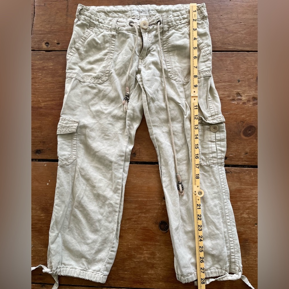 VTG Aeropostale Women’s Size 0 Stretch Beaded String Cargo Pants